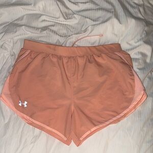 Under Armour Peach/Coral Women’s Athletic Running Shorts